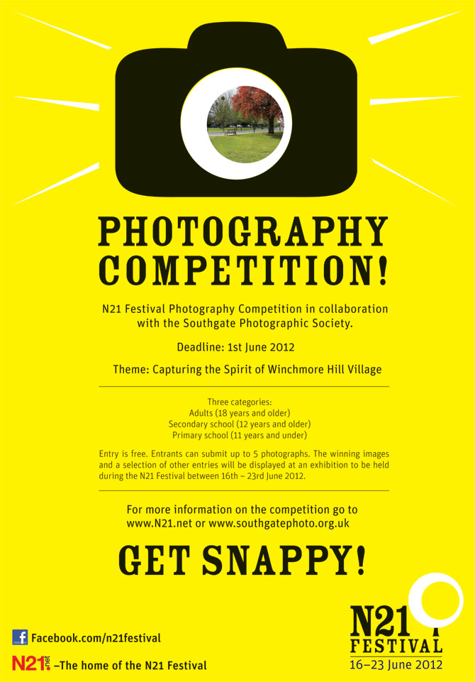 Photography competition for N21 Festival Denise Brady